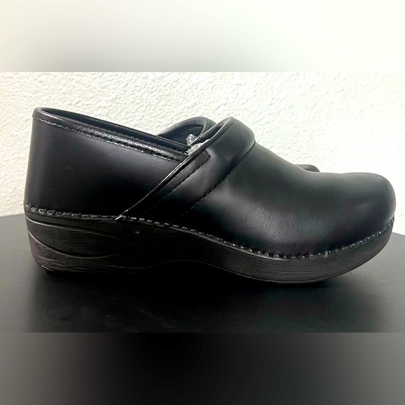 Dansko Black Leather XP 2.0 Professional Clogs Office Hospital Nurse Doctor - Picture 3 of 11